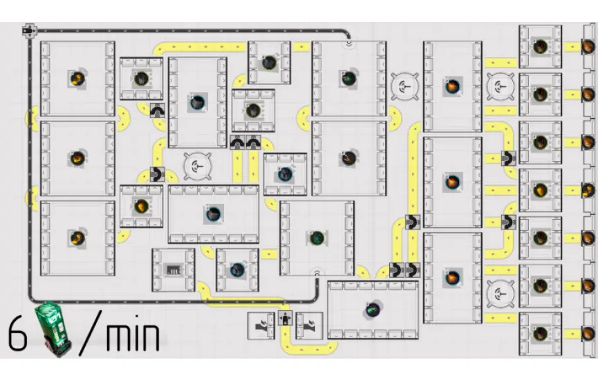 Compact LC Batteries Factory for Wuling Power Plant (6/m)