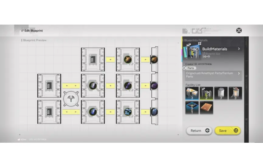Origocrust/Amethyst Parts/Ferrium Parts (30/min)