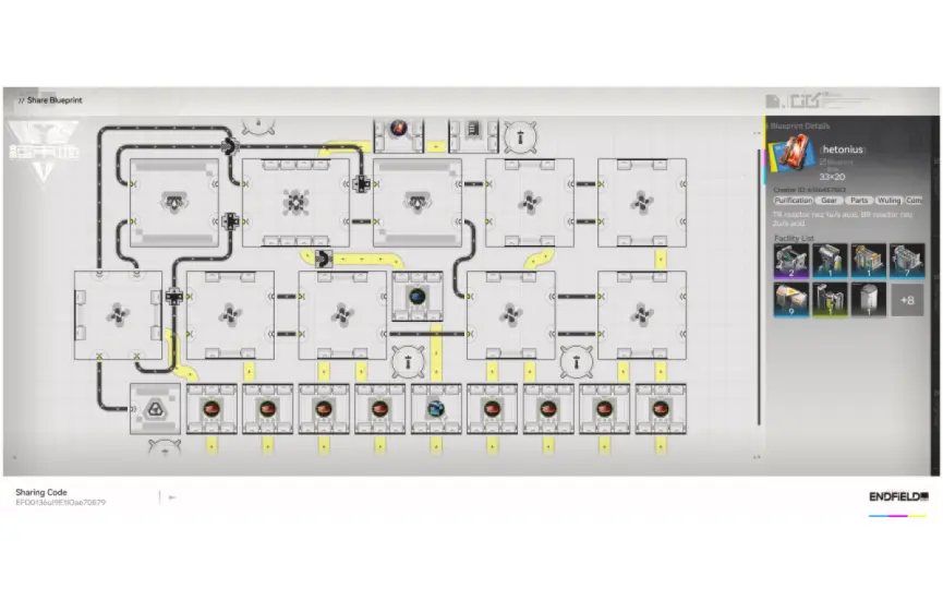Compact Hetonite Part (30u/m full efficiency)