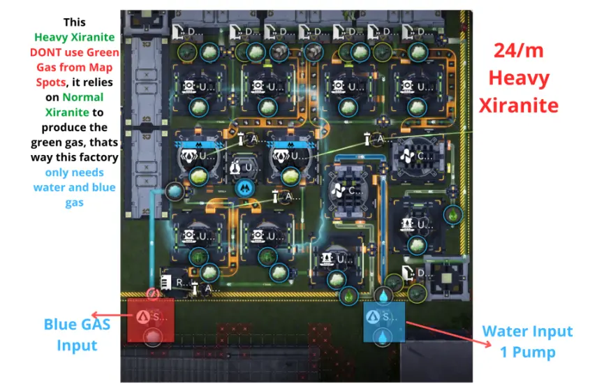 24/m Heavy Xiranite Only Connect BLUE Gas And WATER